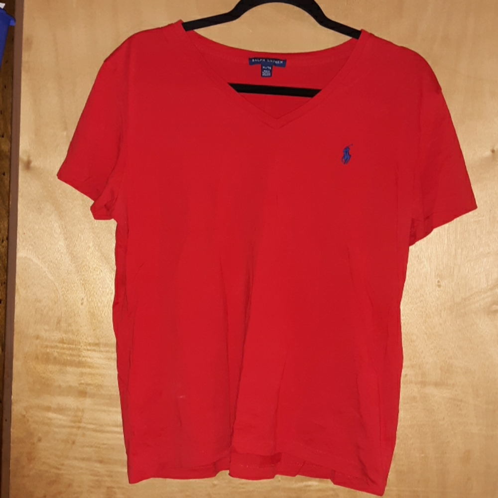 Red Ralph Lauren Vneck